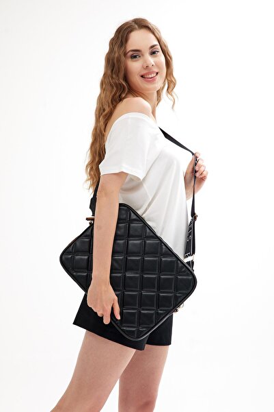 BAHELS Macbook Air Pro 13 & 14 Inç Laptop Kılıfı Kapitone Siyah