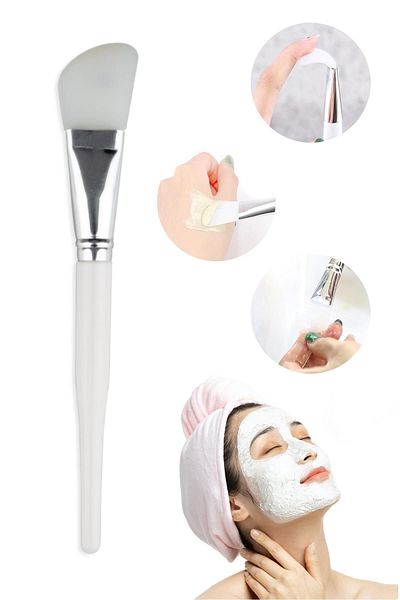 MOZIUR Cream Colored Silicone Mask - Applying Brush