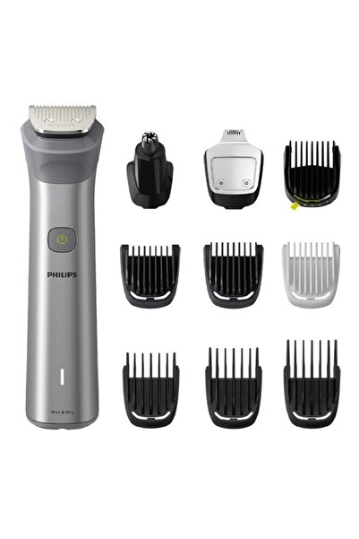 Philips 10'u Bir Arada Saç, Sakal ve Vücut Traş Makinesi, Şarjlı, Yıkanabilir, Beyaz