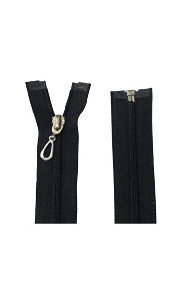 e tuhafiye 80 см черен цип, 2 броя