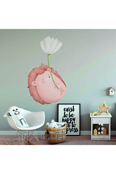 WALLHUMAN Αυτοκόλλητο τοίχου για παιδικό δωμάτιο Giant Hedgehog