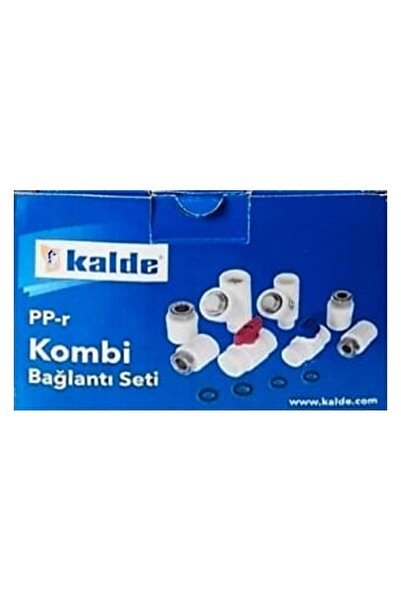 KALDE Kombi Alt bağlantı seti dirsekli Kalde