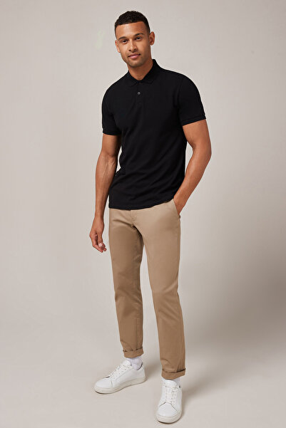 Mad&Calf Ανδρικό μπλουζάκι πικέ με λαιμόκοψη Polo - κανονική εφαρμογή