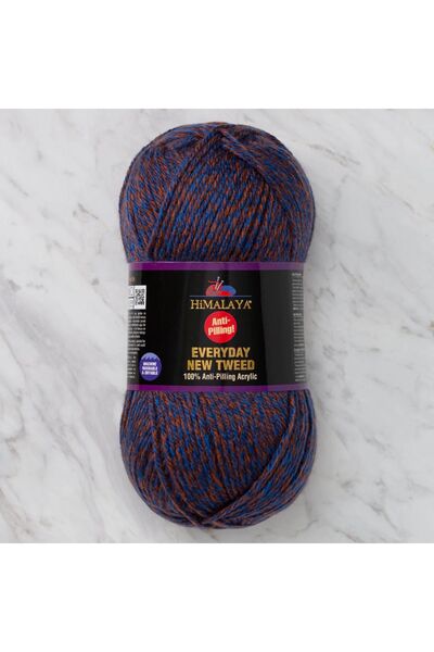 New Tweed El Örgü Ipi 5 Adet Renk Kodu 75123
