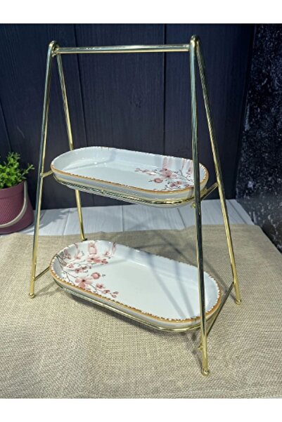 sedoshhomevision Gold 2 Katli Oval Sunumluk & Kurabi?yeli?k