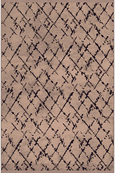 Halıstores Dream Yumuşak Dokulu Vizon Etnik Desenli Yıkanabilir İskandinav Sa...