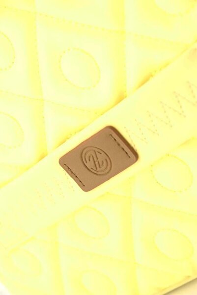 QUB CLUB Unisex Sarı Kapitone Mac Book Air Pro 14 Inç Bilgisayar Notebook Kılıfı