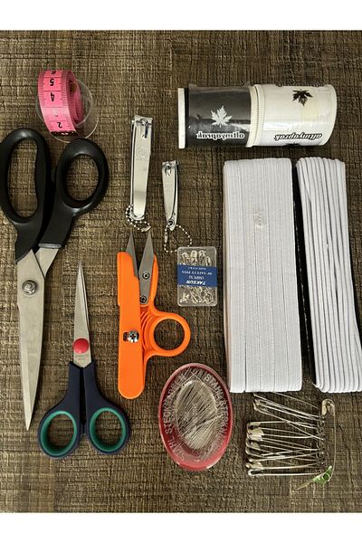 DİBA AVM 13 Piece Scissors Rubber Set - All the Image