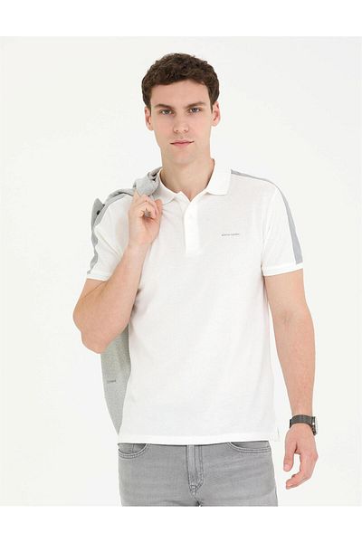 Pierre Cardin Tricou Slim Fit cu gât polo
