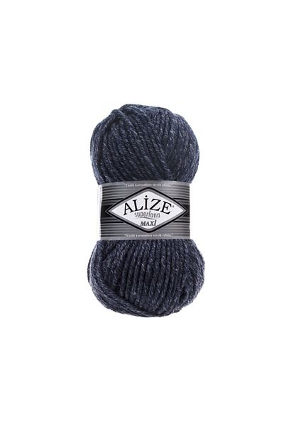 Alize 5 Pieces Superlana Maxi 805 Jaspe Laci Thick Hand Knitting Yarn Maxi Vest Cardigan Yarn Scarf Beanie Sweater Yarn