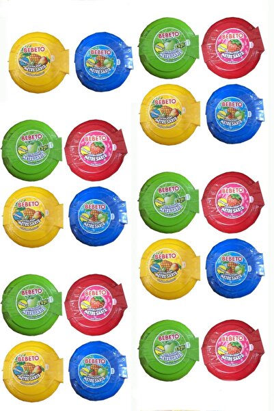 BEBETO Metre Sakız Karışık 25 Gr x 24 Adet