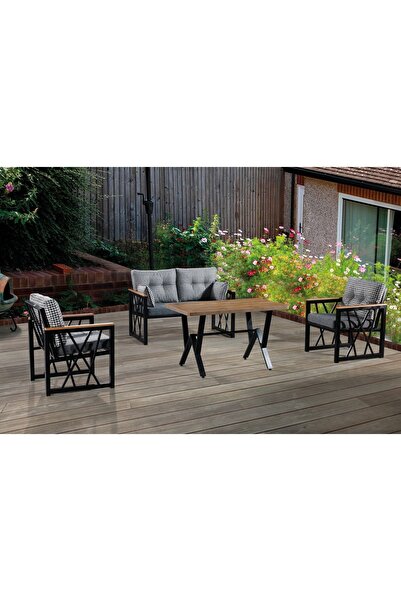 mobilyabazari Açelya Bahçe Mobilyası (salon, Balkon, Cafe Ofis) 2+1+1