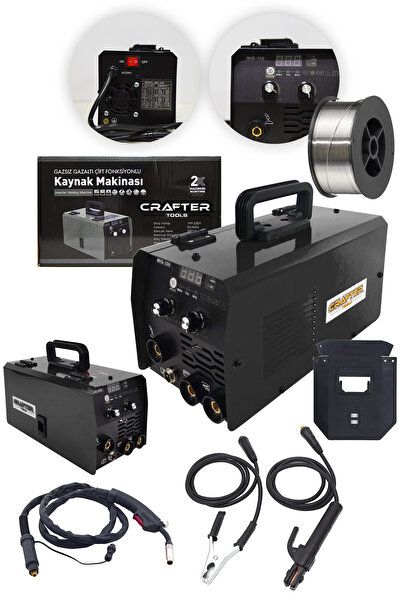 CRAFTERTOOLS Germany 300 Amper Mma-tıg-mıg 3 Fonksiyonlu Invertör Ve Gazsız G...
