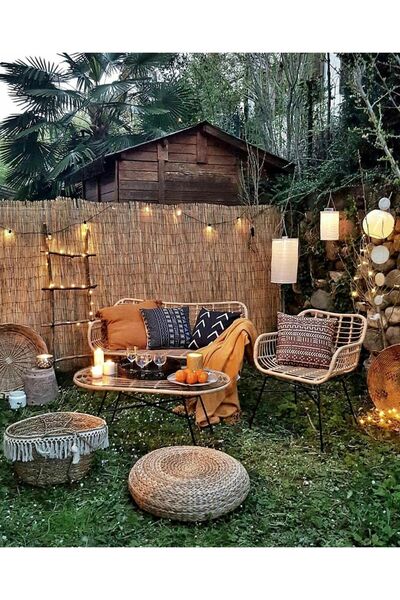 tunalar 80 Cm X 3 Metre Kamış Hasır Balkon Ve Bahçe Çiti