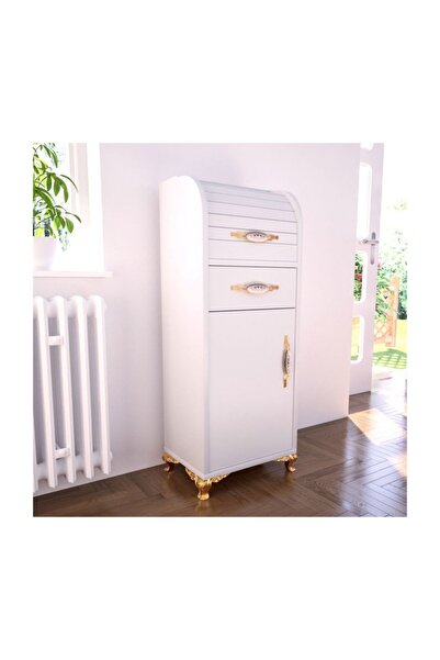 Bygolden Dolaplı Çok Amaçlı Çekmeceli Ekmeklik Dolabı Mutfak Dolabı Kiler Dolabı