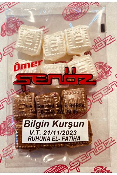 ŞENÖZ Elit Şeker Mevlüt Akide Şekeri Beyaz + Kahverengi 100’lü
