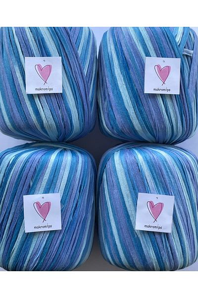 Makromİps PREMIUM MIX SOFT RAFFIA STRING (50 gr X 4 ΤΕΜΑΧΙΑ) ΜΑΛΑΚΟ ΠΟΛΥ ΠΟΛΥΧΡΩΜΙΚΟ ΜΠΟΥΚΑΛΑΡΙ ΤΣΑΝΤΑ ΣΥΡΜΑ ΧΑΡΤΙ