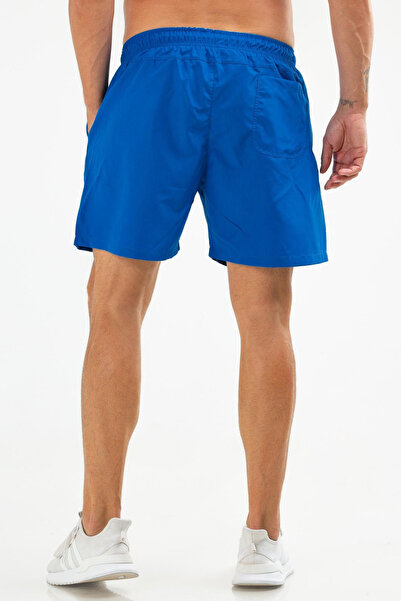 He Brand Ανδρικό σορτς και μαγιό μπλε τσέπης