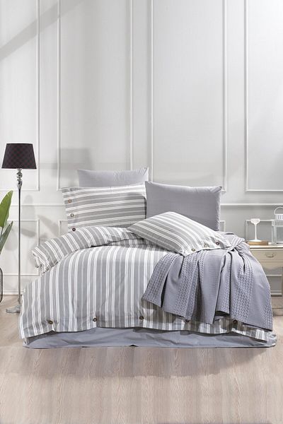 Levanzo Estivo Gray Single 3-Piece Pique Set