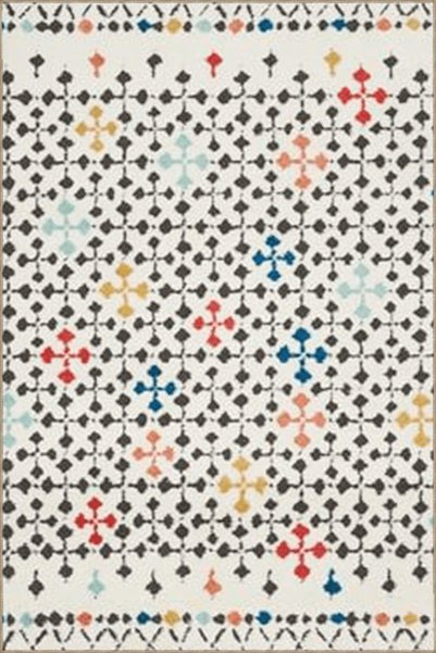 Rugs Modern Halı Multicolored Mixed Geometric Patterned Creative Modern Decor...