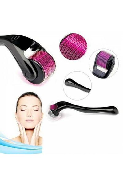 Dermaroller 0.5 mm Needle Skin Facial Renewal Care Set Device Massager with 540 Needles