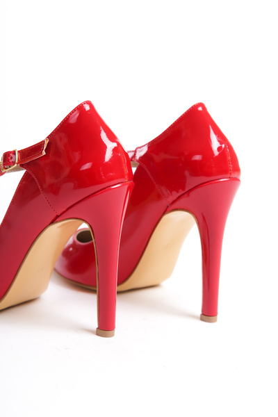 TAIM kırmızı Kadın Topuklu Stiletto Ayakkabı - Abiye