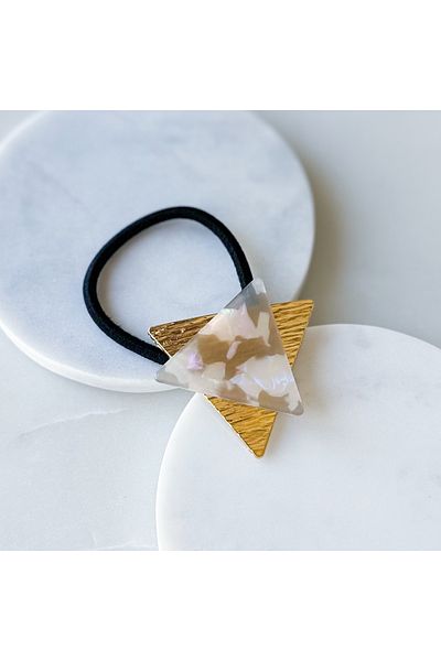 CHARMLUCKY Triangle Metla-Bone Rubber Buckle
