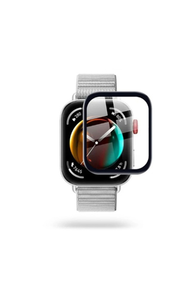 NANOSPACE متوافق مع ساعة هواوي فيت 3 - واقي شاشة زجاجي نانو ثلاثي الأبعاد