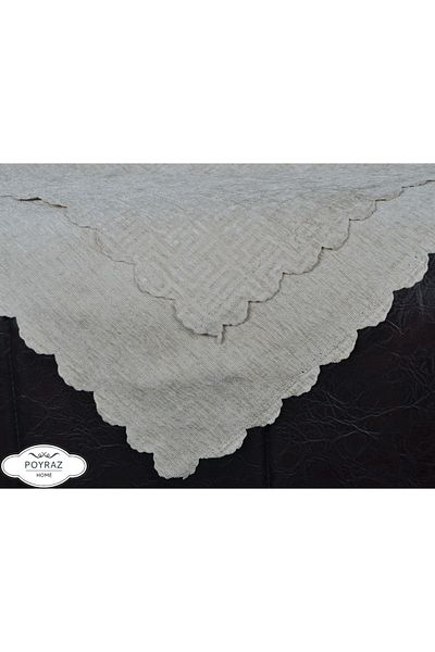 POYRAZ Shiny Patterned Chenille Stone Double Sided Sofa Sofa Bed Cover Shawl