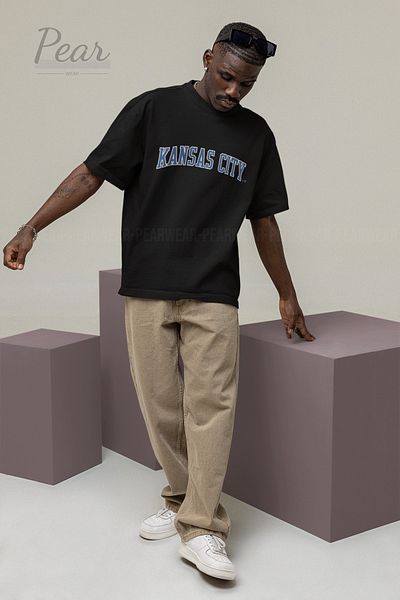 Pear Wear Μπλουζάκι Unisex Oversize - Kansas City Printed