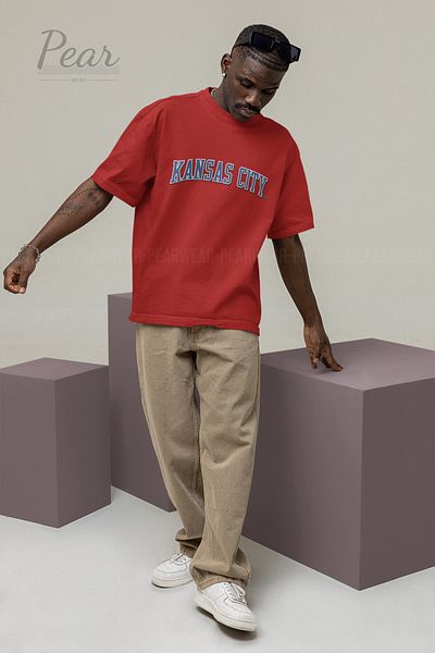 Pear Wear Μπλουζάκι Unisex Oversize - Kansas City Printed