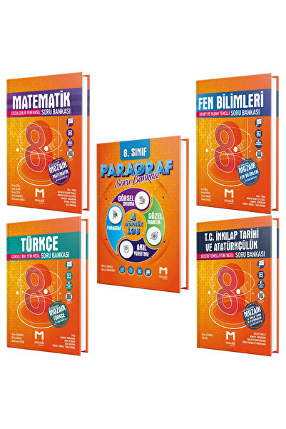 Mozaik Yayınları Mozaik LGS 8. Sınıf Matematik Fen Türkçe İnkılap Paragraf So...