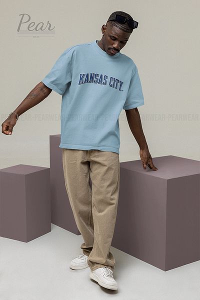 Pear Wear Μπλουζάκι Unisex Oversize - Kansas City Printed