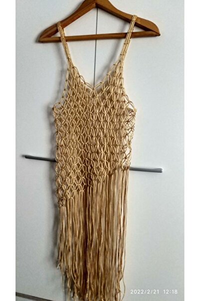 TrendSende Makrame Haljina od mrežaste tkanine u boji