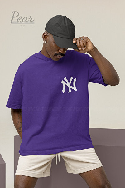 Pear Wear Унісекс NY надрукований оверсайз футболка