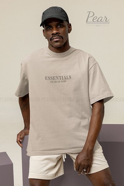 Pear Wear Μπλουζάκι Unisex Essentials Printed Oversize