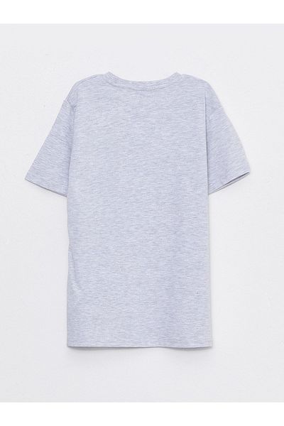 LC Waikiki Boy - Crew Neck and Printed Short Sleeve T-Shirt
