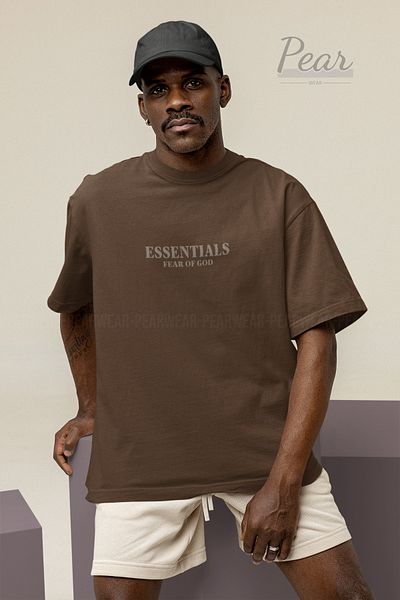 Pear Wear Unisex Essentials Printed Oversize T-Shirt