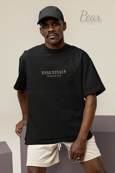 Pear Wear Unisex Essentials Printed Oversize T-Shirt