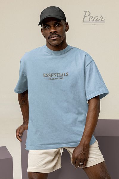 Pear Wear Unisex Essentials Printed Oversize T-Shirt