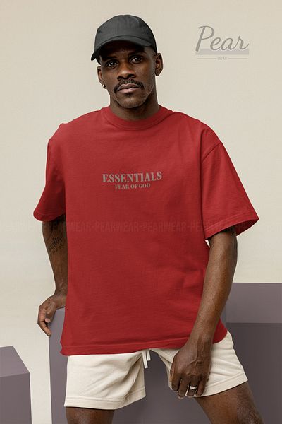 Pear Wear Unisex Essentials Printed Oversize T-Shirt
