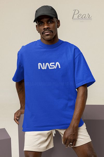 Pear Wear Unisex NASA Printed Oversize T-Shirt