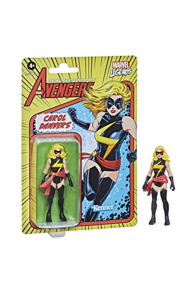 Hasbro Marvel Legends Retro 375 Collection Carol Danvers Aksiyon Figürü