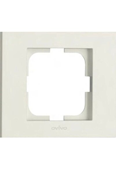 OVİVO 10 Adet Grano Beyaz Topraklı Priz 10'lu Paket / Set Çerçeve Dahil