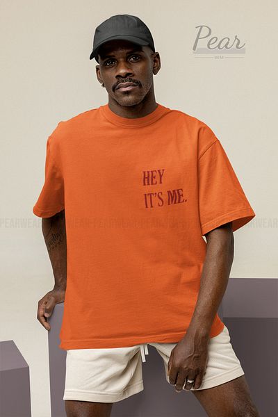 Pear Wear Μπλουζάκι Unisex Oversize - Hey Its Me Printed