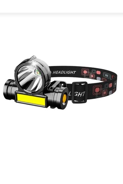 efmues Kafa lambası şarjlı avcılık kampçılık Tepe lambası kafa feneri