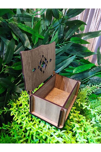 hayalimhediyelik Multi-Purpose Wooden Mini Box 5 Pack