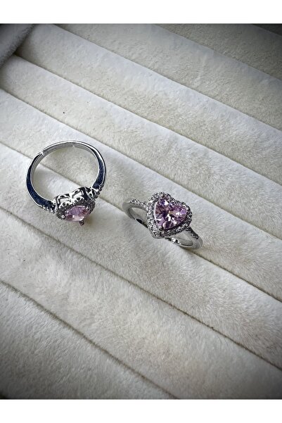 takı tutkum خاتم حجر القلب الوردي