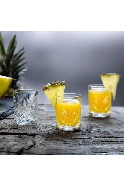 Paşabahçe 52780 Timeless Small 6-Piece 62 Cc Shot Liquor Glass Tequila Glass Coffee Side