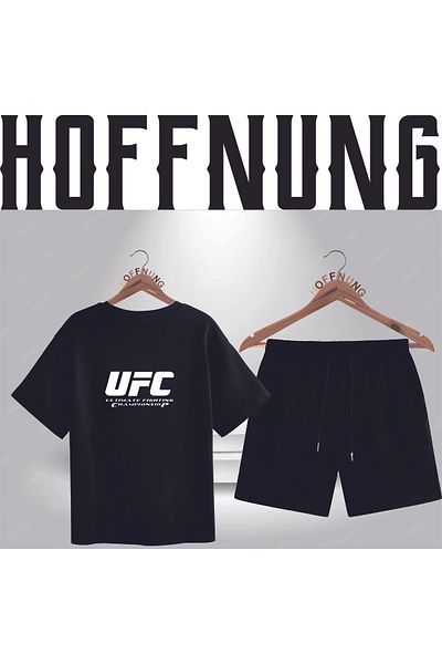 HOFFNUNG Full Shorts Sportwear Unisex Tshirt-Shorts 2-Piece Combination